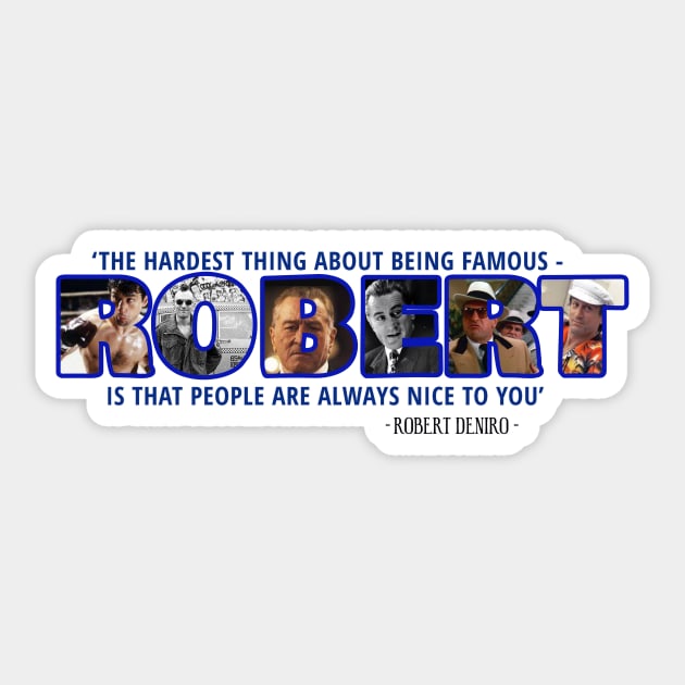 ROBERT DENIRO FAME Sticker by CS77